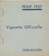 ** Carnet De 5 Blocs De La VIGNETTE OFFICIELLE PEXIP - 1937 - Neuf - Flugzeuge