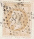 1868 - YT 28A Oblitéré étoile 18 De Paris Sur LSC Pour Paris - TAD 1530 R. De Londres - 1849-1876: Klassik