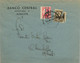 1933 ALBACETE , SOBRE COMERCIAL DEL BANCO CENTRAL CIRCULADO A CHINCHILLA , LLEGADA AL DORSO - Briefe U. Dokumente