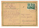 Post Card 1942 Kostoľany Slovaquie Slovensko Slovenská Republika - Briefe U. Dokumente