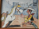 Superbe Et RARE Cadre Peinture LUCKY LUKE Merchandising 1993 EO  60 Cm X 50 Cm - Lucky Luke