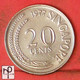 SINGAPORE 20 CENTS 1977 -    KM# 4 - (Nº46022) - Singapour