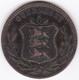 Guernesey 8 Doubles 1889 H. Bronze . KM# 7 - Guernesey