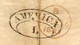 54152 - Pour LONDRES - 1845-47 Provisorische Ausgaben