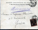 Lettre De Raphaël Blanchard De La Société Zoologique De France Au ¨Professeur Eternot à Genève,  11 MAI 1895 - Documenti Storici