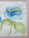 Delcampe - AQUARELLE ENCADREE SIGNEE MOTIF FLEURS 45 X 35 Cm - Watercolours