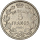 Monnaie, Belgique, 5 Francs, 5 Frank, 1931, TTB, Nickel, KM:97.1 - 5 Frank & 1 Belga