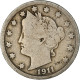 Monnaie, États-Unis, Liberty Nickel, 5 Cents, 1911, Philadelphie, TB+ - 1883-1913: Liberty