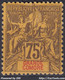 GRANDE COMORE : 75c N° 12 NEUF * GOMME AVEC CHARNIERE - TB CENTRAGE - COTE 80 € - Unused Stamps