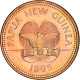 Monnaie, Papua New Guinea, 2 Toea, 1995, Franklin Mint, Proof, SPL, Bronze, KM:2 - Papouasie-Nouvelle-Guinée