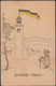 Autriche 1916. Carte Postale De Franchise Militaire. Soldat Italien, église, Drapeau Autrichien, Alpes / Apennins, Aigle - Berge