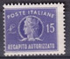 ITALIE - 1949 - EXPRES YVERT N° 36 * MLH FILIGRANE ROUE AILEE - COTE = 40 EUR - Eilpost/Rohrpost
