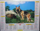 Calendrier Almanach Lavigne Facteur 1989 Chien Berger Des Alpes Jument Poulain - Calvados - Grand Format : 1981-90