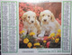 Calendrier Almanach Oller Facteur 1984 Chat Chaton Chien Chiot Calvados - Grand Format : 1981-90