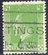 NEW ZEALAND 1925, King George V 1/2 D. Green VFU, MAJOR VARIETY: Indication Of Value And Crown Almost Disappeared Due To - Abarten Und Kuriositäten