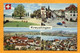 Suisse - KREUZLINGEN - 4 Vues - Stamp With Train , Cars - - Kreuzlingen