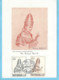 Carte Maximum Card-1963-Vatican-Ritratto Di S.S. Paolo VI (Casimira Dabrowska)-SS Le Pape Paul VI-Timbres YT 383-385 - Maximumkarten (MC)