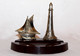 CENDRIER ORFEAR BAKELITE & REGULE  PHARE & VOILIER PARIS ART DECO MADE IN FRANCE       (0507.6) - Other & Unclassified