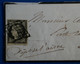 R3 FRANCE BELLE LETTRE RARE 1850 MARLY LE ROI POUR GUISE + N 3 CHAMOIS+ AFFRANCHISSEMENT INTERESSANT - 1849-1850 Ceres