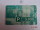 ITALIE ITALIA CARTE STATIONNEMENT BANDE MAGNÉTIQUE PARKIBG CARD 5.000 LIRES - Collections