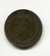 10 Centimes Napoléon III- 1855 MA (ancre) - 10 Centimes
