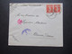 Frankreich 1919 Elsass Schiltigheim Nach Wismar Ostsee Ingenieur Akademie Mit Zensurstempel Post Überwachungsstelle - Covers & Documents