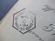 Frankreich 1919 SM Militärpost / Bahnpoststempel ?! Stempel Peloton Telegraphistes Du Grand Quartier General - Lettres & Documents