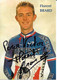 Cyclisme - Florent Brard, Cycliste Champion De France Du Contre La Montre 2001 - Equipe Festina - Carte Dédicacée - Wielrennen