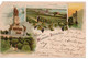 53287 - Deutsches Reich - 1901 - Color-AnsKte. "Gruss Vom National-Denkmal (Niederwald)" (li.o. Eckmgl.) - Rüdesheim A. Rh.