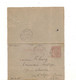 REGENCE DE TUNIS 28-6-1903 CARTE LETTRE DE GROMBALIA POUR TUNIS - Briefe U. Dokumente