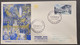 P) 1954 FRANCE, FDC, VIRGIN'S CAVE, LOURDES STAMP, CANCELLATION, BRANLY, VÉZELAY, STAMP, XF - Andere & Zonder Classificatie