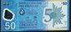 URUGUAY P100 50 PESOS URUGUAYOS COMMEMORATIVE DATED 2017 ISSUED IN 2018  #A006------   UNC. - Uruguay