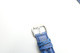 Watches BANDS : SEIKO BLUE LEATHER BAND SHARK GRAIN - 7N47-6A00 / 6M37-6010 - 18mm - RaRe - Original - Designeruhren