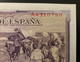 Pick 87b Uncirculated, Banco De Espana, 25 Pesetas, 31 August 1936, Serial Number A4310750 - 25 Pesetas