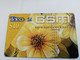 SURINAME US $10 UNIT GSM  PREPAID  FLOWER MOBILE CARD           **6471 ** - Surinam