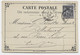 FRANCE CARTE PRECURSEUR PRIVEE REVILLON FRERES PARIS RUE DE RIVOLI 1880 RARE MAIS DEFECTUEUSE - Precursor Cards