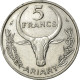 Monnaie, Madagascar, 5 Francs, Ariary, 1966, Paris, TTB, Stainless Steel, KM:10 - Madagascar