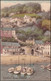 Clovelly From The Harbour, Devon, C.1930s - Salmon Postcard - Clovelly
