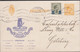 1921. DANMARK. 7 ØRE Chr. X. BREVKORT. 47-C. + Chr. X 8 On 12 øre To Göteborg, Sverige Cancelled KJØBENHAV... - JF510967 - Interi Postali