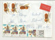 Lettre , ISRAEL , DIMONA ,1985 , Express ,9 Timbres, PARIS 56 ,AV. DAUMESNIL, 2 Scans - Other & Unclassified