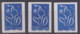 Type Lamouche N° 3807 Bleu 0,55€, 3973 Bleu 0,60€, 4159 Bleu (TVP) Neuf Voir Scan Recto/verso - Rollen