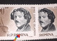 Errors Stampa Romania 1963 # Mi 2167 Eugene Delacroix Painter  Printed Multiple Errors Rojen Kettler Mmnh - Variétés Et Curiosités