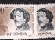 Errors Stampa Romania 1963 # Mi 2167 Eugene Delacroix Painter  Printed Multiple Errors Rojen Kettler Mmnh - Plaatfouten En Curiosa