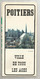 Dépliant Touristique , 86 , Vienne , VILLE DE TOUS LES AGES, POITIERS ,24 Pages , 4 Scans,frais Fr 2.25 E - Reiseprospekte
