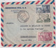 ESPAGNE - 1952 - AFFRANCHISSEMENT POSTE AERIENNE Sur ENVELOPPE De FIGUERAS => CLERMONT-FERRAND - Cartas & Documentos