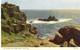 'DR. JOHNSON' AND 'ARMED KNIGHT', LANDS END, CORNWALL, ENGLAND. Circa 1952 USED POSTCARD Am2 - Land's End