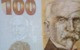 100 Korun/Kronen Czech Republic UNC 2019 Commemorative Banknote, Rare / GEDENKBANKNOTE SELTEN - República Checa