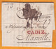 1790 - Lettre Pliée Avec Correspondance En Français De Cadiz Cadix Vers Marseille, France - Reinado De Carlos IV - ...-1850 Prephilately