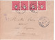 1945 - ARC DE TRIOMPHE - LETTRE IMPRIMEE De VALENCIENNES - 1944-45 Arco Del Triunfo