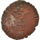 Monnaie, Italie, Delfino Tizzone, Liard, 1586, Desana, TB, Cuivre - Lehnsgeld